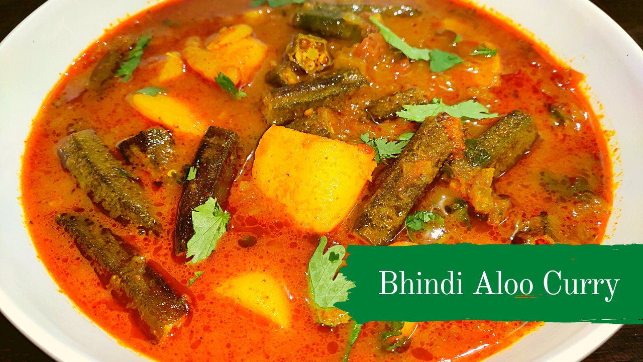 How to Make Bhindi Aloo Curry/Okra Potato Curry